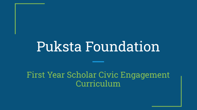 Puksta Foundation Community - Events - Part One – Civic Engagement ...